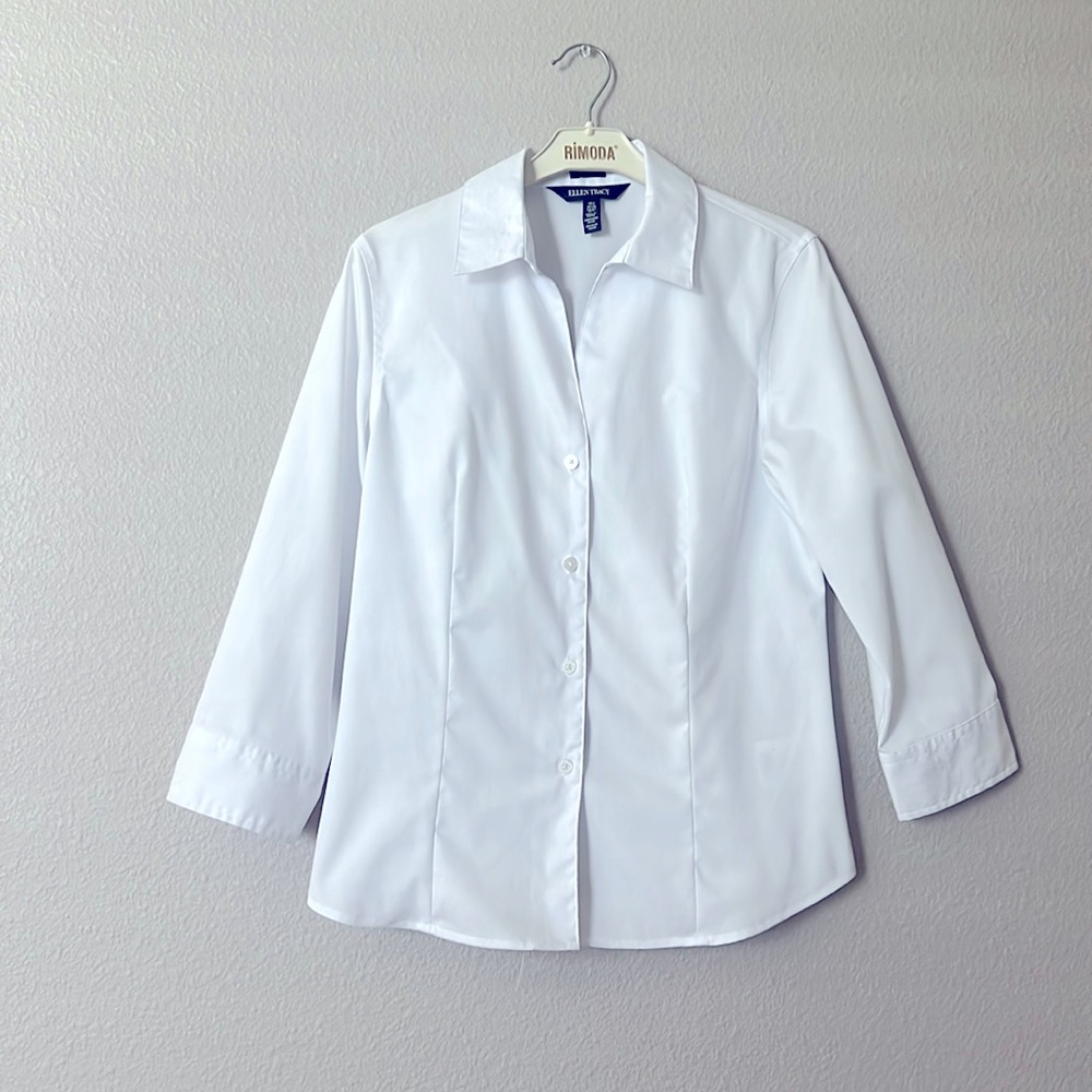 Basic white blouse for women